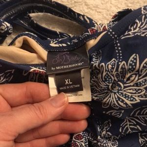 Oh baby size xl two piece swimsuit top crisscross straps and bottoms are skirt